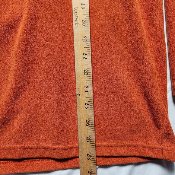 The North Face Menx XL Fleece Sweater Orange Breast Zipper Pocket - Picture 7 of 8